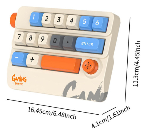 Teclado De Juego Numérico Teclado Mecánico De Fondo Caqui