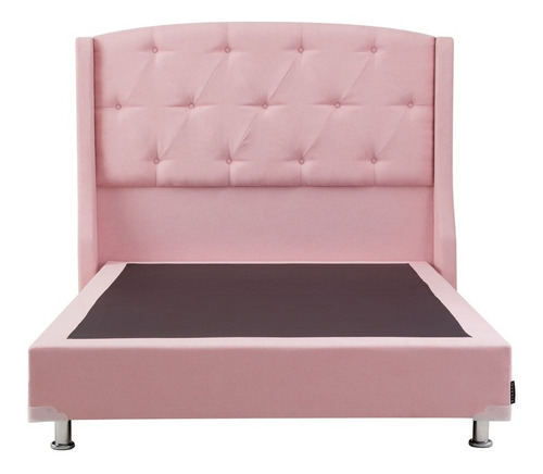 Cabecera King Size Dicasa Zefyr Rose+ Box Dicasa Pink