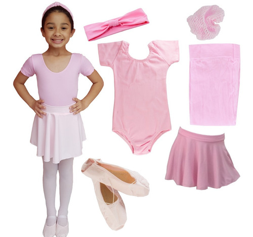 Bailarina  Conjunto Kit Completo Ballet Clássico Lindo Balé