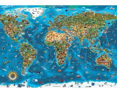 Puzzle Rompecabezas 1000 Piezas Maravillas Del Mundo Educa