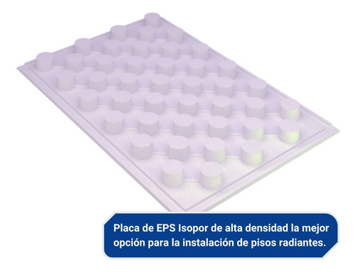 Placa De Eps Para Piso Radiante C/ Tetones Isofloor Estisol