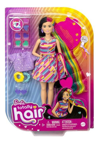 Boneca Barbie Totally Hair Hcm90 Mattel