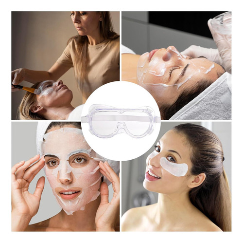 Escudo Ocular Transparente De Lasuroa 2 Pcs Para Duchar, Y