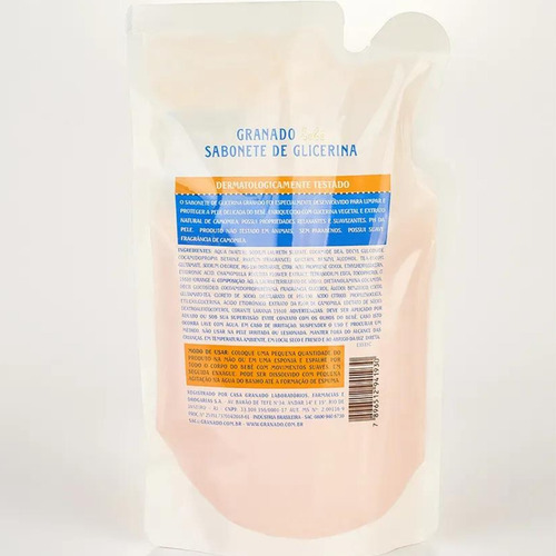 Sabonete Líquido Bebê Camomila Refil 250ml Granado