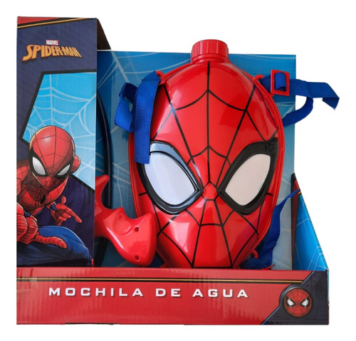 Mochila De Agua Spiderman Con Lanzador 8542