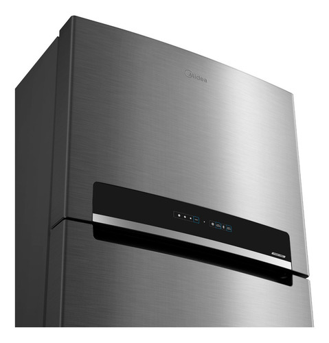 Geladeira Frost Free Duplex 473l Inverter Cor Inox Midea Cor Inox