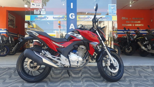 Imagem 2 de 4 de Honda Cb Twister 250f Cbs 2019 Vermelha Único Dono