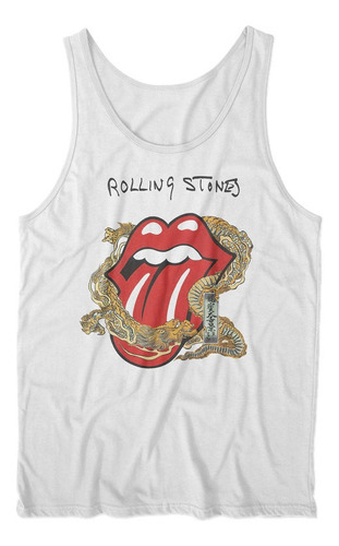 Musculosa  The Rolling Stones Diseño Oriental Exclusivo