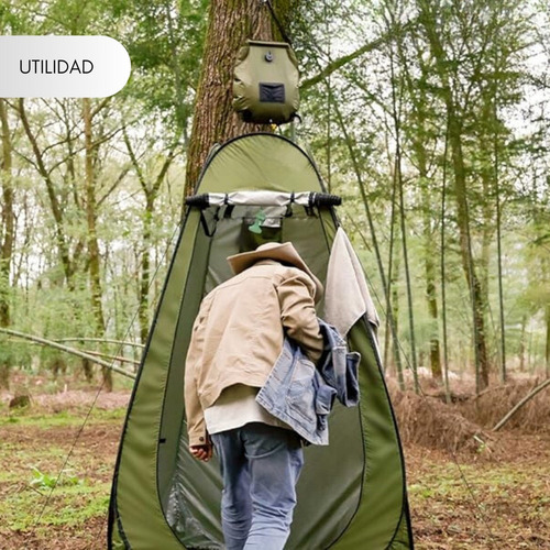 . Bolsa De Ducha Portátil For Acampar Con Detección De