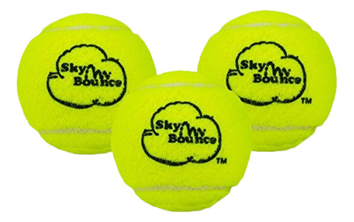Sky Bounceâ® Practice Bolas De Tenis Color Verde (pack De 12
