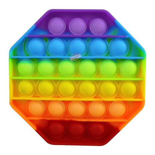Fidget Toy Pop It Juguete Burbuja Antiestres Sensorial 0218 Color Octágono