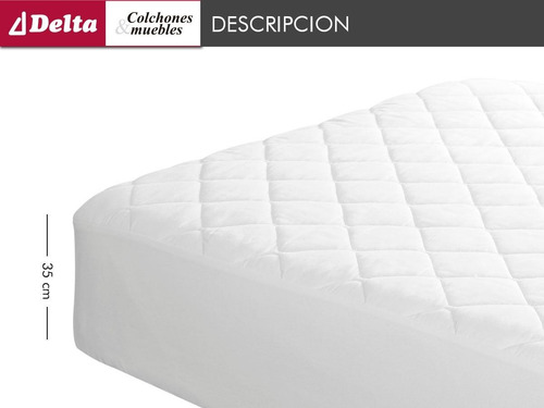 Delta Protector De Colchon De 2 Plazas De Poliester