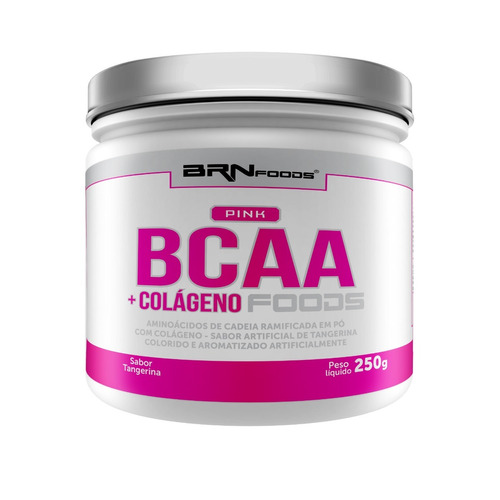 Suplemento Feminino Pink Bcaa Aminoácido Com Colágeno 250g