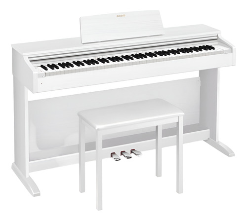 Piano Con Mueble Y Banqueta Casio Celviano Ap-270wec2 Blanco