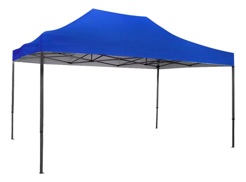 Gazebo 3x4.5 Reforzado Impermeable Filtro Uv Azul