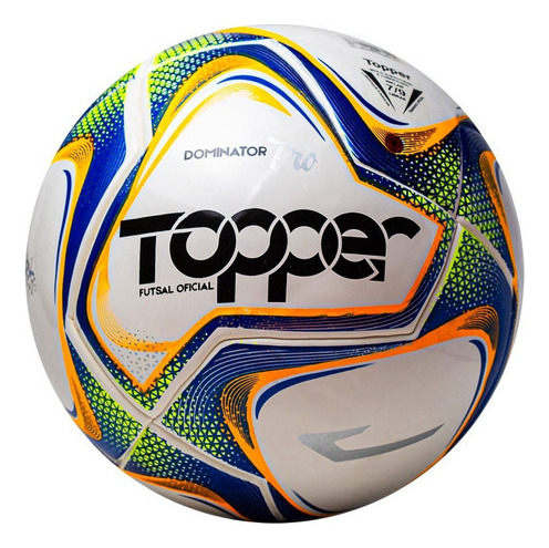 Bola Topper Dominator Pró Futsal Profissional Cor Azul