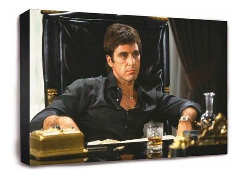 Pelicula Scarface Alpachino - Cuadro Para Decorar Y Regalar