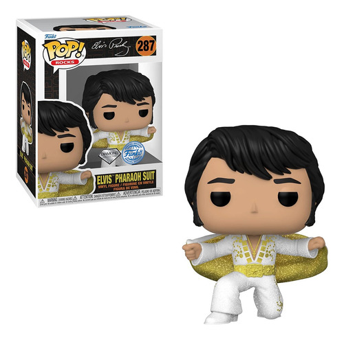 Funko Pop Elvis Presley Diamond Elvis Pharaoh Suit 287