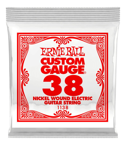 Ernie Ball Cuerda Suelta Guit Electrica/acust .038