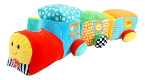 Tren De Peluche 55cm Largo Con Sonido Y Colorido 57605