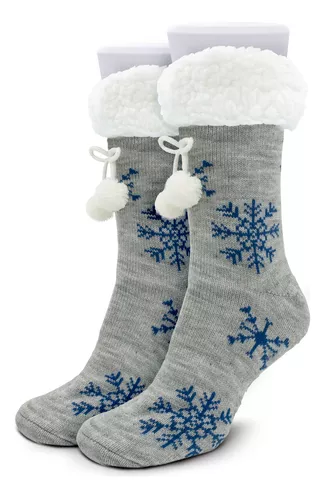 comprar 1 Par De Calcetas Navideñas Térmicas Afelpadas Para Mujer 