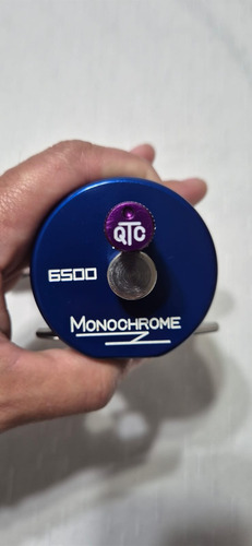Reel Abu Garcia 6500 Monochrome Qtc Azul Derecho
