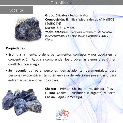 Péndulo Pirámide Sodalita + Instructivo / Radiestesia