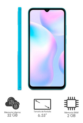 Xiaomi Redmi 9a Dual Sim 64gb Verde 4 Gb Ram + Audifonos