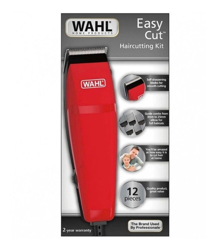 Máquina De Cortar Cabello Y Barba Wahl Easy Cut Acero Inox