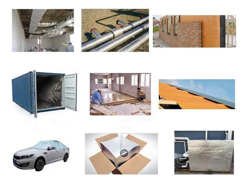Aislamiento Térmico Doble Aluminio, Mxcra-002, 1.22m X 5m