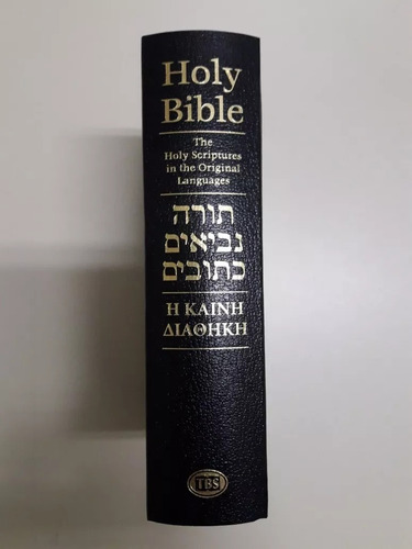A Bíblia Sagrada Nas Línguas Originais (hebraico E Grego)