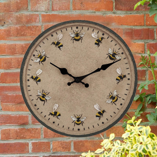 Reloj Al Aire Libre Práctico Reloj De Jardín Redondo Para