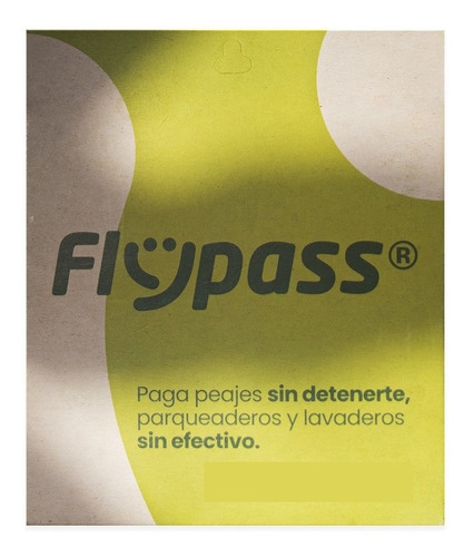 Tag Flypass - Pago Electrónico De Peajes , Parqueaderos Etc