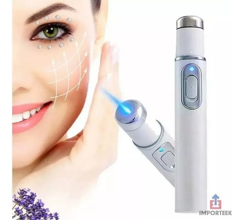 Caneta Laser Luz Azul Acne Terapia Cicatriz Portátil Tipo de pele Todo tipo de pele