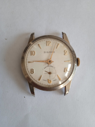 Antiguo Reloj Cuerda Manual Funciona Impecable