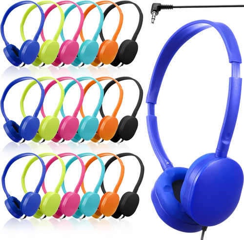 18 Pack Auriculares Niños Auriculares Clase A Granel Aula, Y