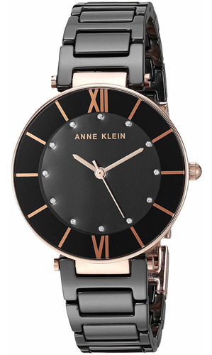 Anne Klein Ak / 3266 Reloj De Pulsera De Ceramica Con Crist