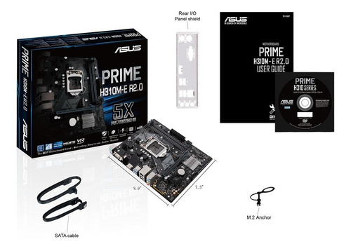 Motherboard Asus Prime H310m-e R2.0 Intel H310 1151 8va 9na