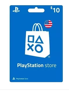 Tarjeta/card Psn 10 Usd (usa) Playstation Network Ps3 Ps4