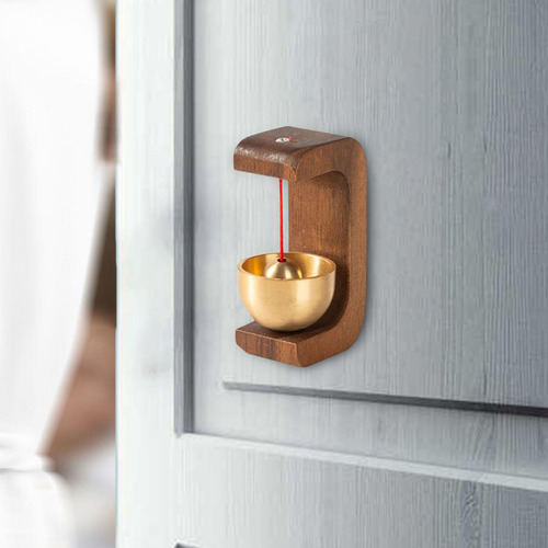 Timbre De Puerta Para , Timbre De Madera De Estilo Forma C