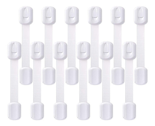 Imagen 5 de 9 de Paquete De 12 Correas Adhesivas Multiusos Para Cerraduras De