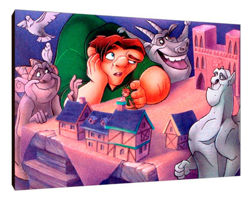 Cuadros Disney Jorobado Notre Dame L 29x41 (dnd (2)