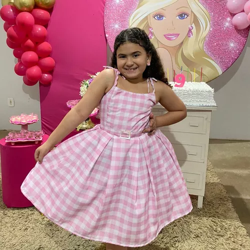 Vestido De Festa Aniversário Barbie Girl Filme Infantil