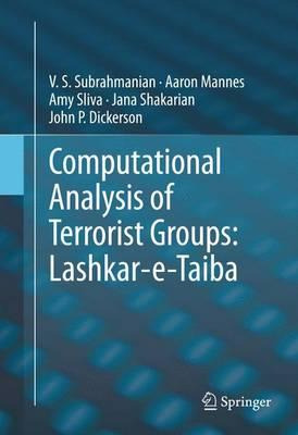 Libro Computational Analysis Of Terrorist Groups: Lashkar...