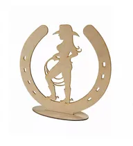 Comprar Centros De Mesa De Mdf Vaquero Country Personalizados 12 Pza