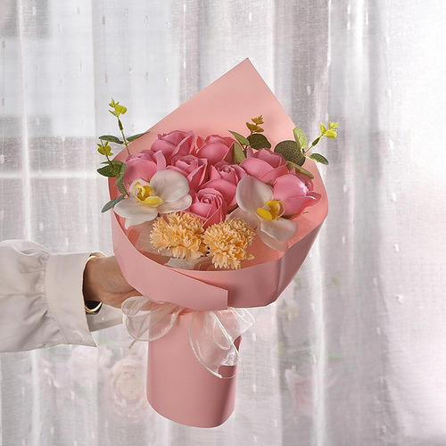 Jabón Flor De Flores Arreglo De Regalo Versátil