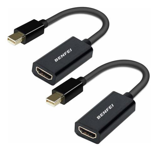 Mini Displayport A Hdmi Adaptador 2 Pack Benfei Mini Dpthun