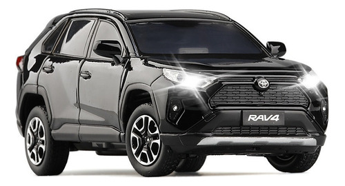 D Toyota Rav4 Suv Escala 1:32 Miniatura Metal Luz Y Sonido