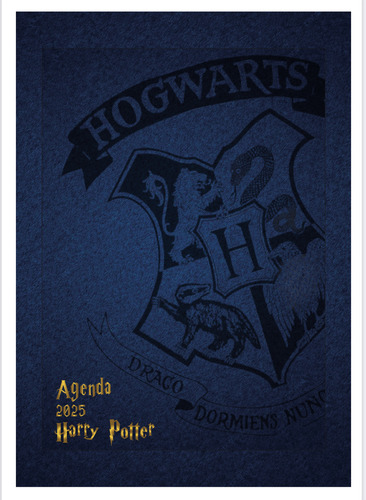 Agenda 2025 Harry Potter Diaria Personalizada
