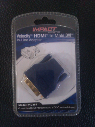 Adaptador Hdmi A Dvi-d